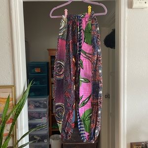 West African fabric balloon pants from boutique